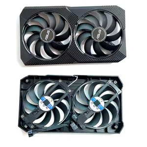 Para <span class=keywords><strong>ASUS</strong></span> GeForce RTX 3050 <span class=keywords><strong>3060</strong></span> 3060Ti <span class=keywords><strong>DUAL</strong></span> MINI OC ventilador de tarjeta de vídeo T129215SU CF9010U12S RTX3050 RTX3060 RTX3060Ti GPU ventilador de refrigeración - Product Image 1
