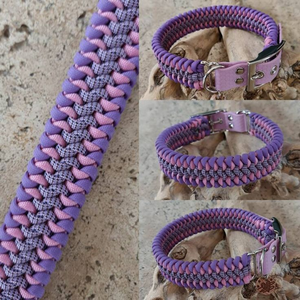 Kerah anjing peliharaan PARACORD dapat disesuaikan kustom & VLOOIENBAND - Product Image 2