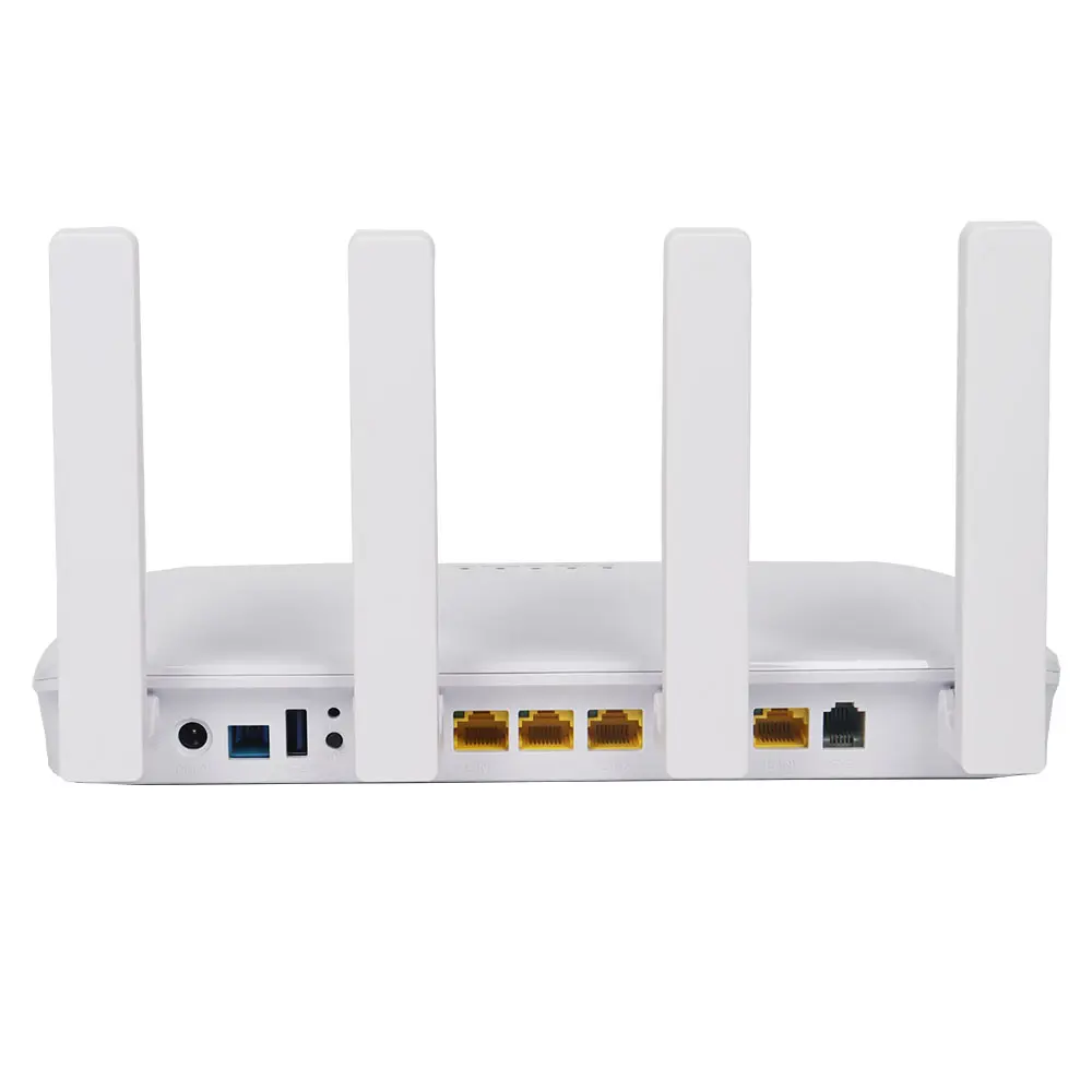 Высокоскоростной 4GE + WiFi6 волоконно-оптическая точка доступа AX1800 сетчатый маршрутизатор WiFi 6E XPON маршрутизатор