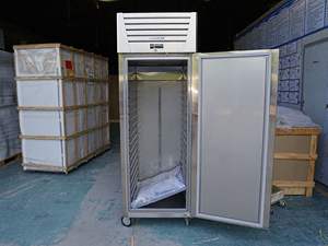 Refrigerador vertical comercial de acero inoxidable de una sola puerta eléctrico de-22 ~-18 Temp con refrigeración por aire - Product Image 4