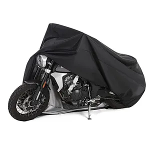 Cubierta de motocicleta de alta calidad para todas las estaciones, cubierta Universal impermeable y duradera para exteriores, con agujeros de bloqueo