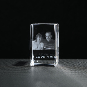 Cristal <span class=keywords><strong>photo</strong></span> vierge pour sublimation, gravure laser <span class=keywords><strong>3D</strong></span>, <span class=keywords><strong>cube</strong></span> de cristal poli, gravure, tendance de la mode - Product Image 4
