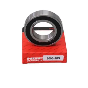 דיוק גבוה HGF 6006 גודל כדור חריץ עמוק 2RS bearing 30x55x13 מ"מ