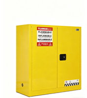 Armoire de sécurité anti-explosion CE Premium moderne en acier galvanisé de 45 gallons pour le stockage de produits chimiques inflammables pour hôpitaux et écoles