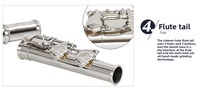 16 Closed Holes Flute C Key Flute Concert Performance Flute Professional Woodwind Instruments Transverse Flute