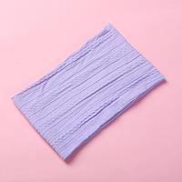 Bandeau pour bébé Sacarla en nylon jacquard doux, super extensible, bord large, confortable, accessoires pour cheveux de nouveau-né et de petite fille, fait main