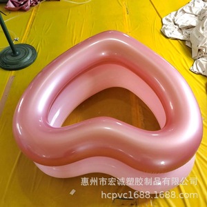 Flotador Inflable en Forma de Corazón de 120 cm, PVC Engrosado, para Adultos, Uso en Parques Acuáticos y Resorts - Product Image 5