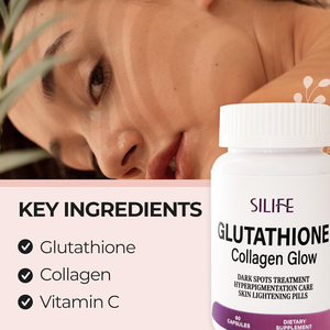 OEM Vegan pemutih kulit suplemen kesehatan, pencerah dan anti-penuaan kapsul Glutathion - Product Image 4