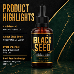 New Style Bulk Sea Moss Honey extra Virgin Oil Oregano Cold Pressed Black Seed Oil High-<b>Protein</b> Gluten-Free Oral Liquid 60ml - Product Image 2