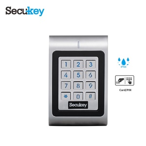 Secukey SK1-W một Relay Bàn phím điều khiển truy cập Wiegand 26 ~ 37bits kim loại độc lập cho khóa cửa duy nhất 125Khz hoặc 13.56MHz - Product Image 2