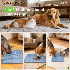 Alfombrillas Cuadradas de Silicona de Grado Alimenticio Personalizadas, Libres de BPA, Comedero Lento con Succión para Perros y Gatos, Portátiles - Product Image 6