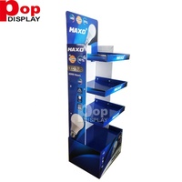 POS lampe ampoule carton affichage 4C papier imprimé présentoirs magasin de détail stand