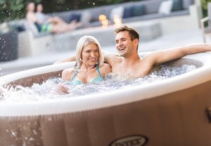 Bañera de hidromasaje inflable para exteriores, de 4 personas bañera de hidromasaje, <span class=keywords><strong>PureSpa</strong></span> Deluxe 28426, para patio de casa familiar - Product Image 5