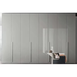 Armarios personalizados de piso a techo minimalistas modernos, armarios de una sola puerta para dormitorios enteros, parte de toda la casa - Product Image 5
