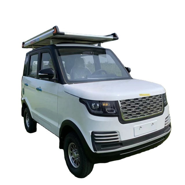 Hot Selling Cheap Solar New Energy  High Speed  Four Wheel Mini Electric Car with Solar Panels  Electric Car