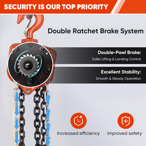 ขายร้อนสําคัญ 2 ตันโซ่ราคาโรงงานรอกบล็อกก่อสร้างจับรอกอุปกรณ์ - Product Image 6