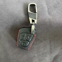 Étui de protection pour clé de voiture en cuir PU de luxe, résistant aux rayures, léger, pour GLK/GLA OLIVER