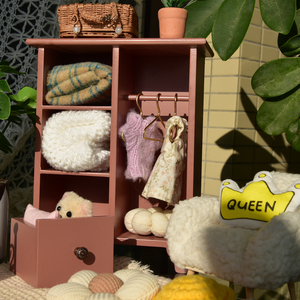 Gabinete de madera Accesorios para <span class=keywords><strong>casa</strong></span> de <span class=keywords><strong>muñecas</strong></span> 1:12 Estilo Maileg Adecuado para varias <span class=keywords><strong>muñecas</strong></span> - Product Image 5