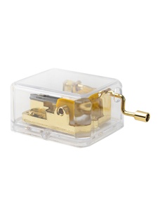 Boîte à musique à manivelle rotative à huit tons avec 20 options musicales, motif Ciel Urbain, cadeau d'anniversaire <span class=keywords><strong>pour</strong></span> enfants, garçons et filles - Product Image 5