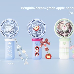 Mini ventilateur portable <span class=keywords><strong>de</strong></span> dessin animé, rechargeable, pour bureau, moteur sans balais, autonomie <span class=keywords><strong>de</strong></span> 3 heures - Logo personnalisable, vente en gros disponible - Product Image 3