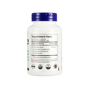 Capsules de Palmier Nain (Saw Palmetto) pour Hommes - Soutien de la Fonction Prostatique - 100 Capsules - Meilleures Ventes - Product Image 2