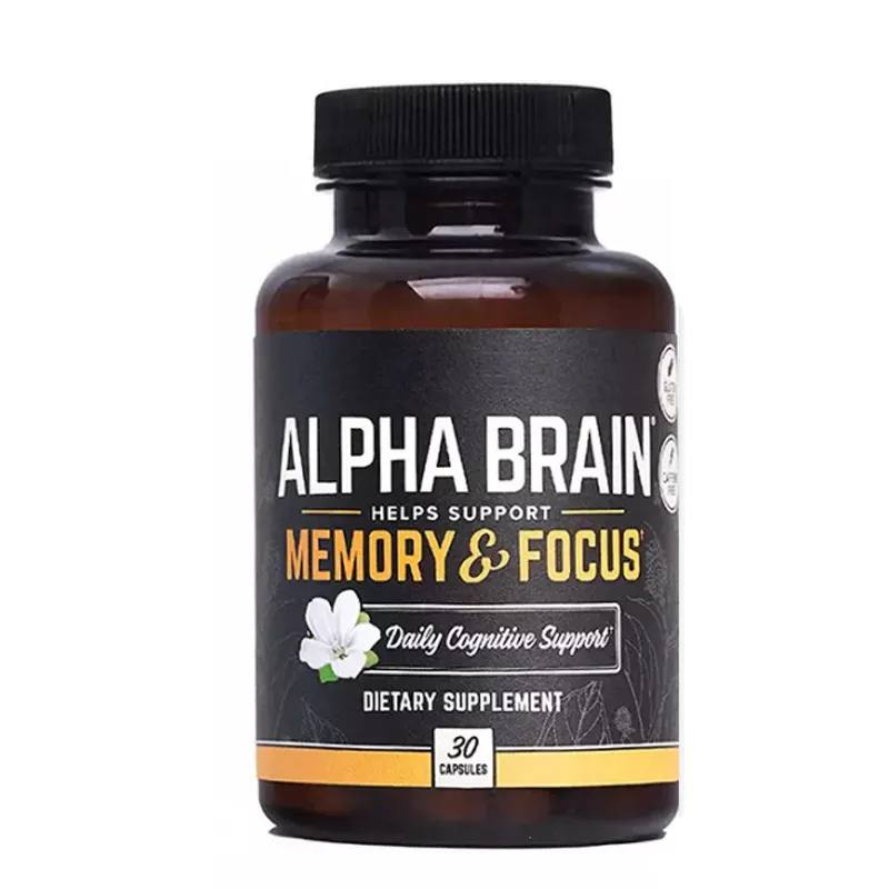 OEM Brain Supplement Capsules Vegan Brain Energy Immune Support Capsules Pills Improve Memory Nootropics Support Private Label