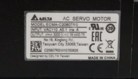 Moteur servo industriel Delta 400W 60mm 3000 tr/min 220V AC avec encodeur optique absolu en alliage d'aluminium pour l'automatisation des machines CNC