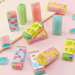 Bán Buôn Phim Hoạt Hình Dễ Thương Văn Phòng Phẩm Cho Trẻ Em Học Sinh Tiểu Học Sửa Bút Chì Khủng Long Tẩy - Product Image 3