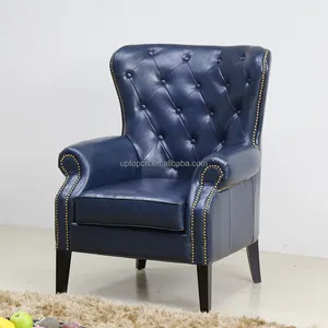 (SP-HC526) UK Stylish vacation hotel furniture sofa chairs,Modern tuffed leather lounge chairs