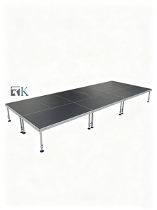 Mobile Stage Adjustable Stage Outdoor Fast Setup Aluminum Truss Design Wedding Event Portable Show Concert - Product Image 2