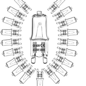 Bán buôn thiết kế mới G9 Halogen đèn 60W/110V lò Halogen bóng đèn G9 Halogen bóng đèn 20 watt <span class=keywords><strong>120</strong></span> 220 <span class=keywords><strong>volt</strong></span> ấm trắng - Product Image 1