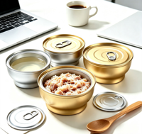 Vente en gros de boîtes en aluminium vides de 70 ml à 300 ml avec ouverture facile, emballage personnalisable pour de multiples applications alimentaires