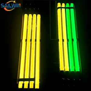 Sailwin CE IP65 Waterproof Battery Wireless 360-Degree Neon LED Video Tube Light Bar DMX Outdoor Pixel Light For Stage Lighting