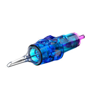 Aguja de cartucho de tatuaje Magnum profesional curvada esterilizada 304 acero inoxidable Certificado CE máquina de tatuaje azul para tatuaje - Product Image 2