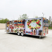 Camion de nourriture avec cuisine complète, remorque de nourriture Mobile de 7 m, dubaï, Offre Spéciale