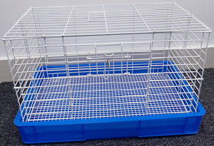 Petits animaux huches cage pour lapin chinchilla furet lapin maison intérieur extérieur utilisation cage facile à nettoyer - Product Image 2