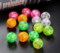 Beliebtes Kinder-Mini-Leuchtball-Spielzeug mit Zwei LEDs, LED-Blitzlicht, Batteriebetrieben, Vibrationsschalter, Mehrfarbig, Weihnachten