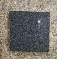 Dalles de sol en granit noir poli, grand format, 600x600mm, design moderne multi-épaisseurs, garantie 1 an