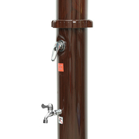 Douche solaire d'extérieur à vente chaude, douche de jardin en PVC, douche d'extérieur LY35L01 pour la baignade dans la cour