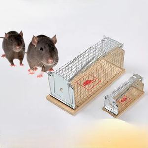 Vente chaude réutilisable Rat attraper des souris pièges à souris cage à souris piège à souris treillis métallique et pièges antiparasitaires en bois - Product Image 6