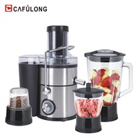 Cafulong-procesador de alimentos multifunción, exprimidor, licuadora, picadora de carne, todo en 1, electrodomésticos