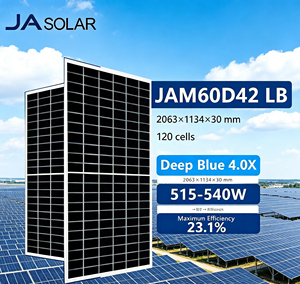 <span class=keywords><strong>JASolar</strong></span> 515/520/525/530/535/540W PV-Modul für Wohnhaus-Solarsysteme JAM60D42 LB 515W-540W N-Typ Bifazial Doppelglas - Product Image 1