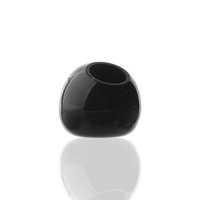 Flacons de parfum en plastique ABS noir argenté doré de luxe 15 mm Design créatif unique Haute qualité Portable