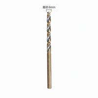 Forets hélicoïdaux à queue droite entièrement affûtés 4,9-5,8 mm en acier rapide HSS pour perçage de tuyaux métalliques, fabrication OEM