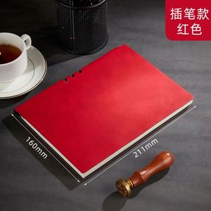 Business A5B5 High Quality Leather Cover Printed <b>Notepad</b> Student Diary Company Corporate Notebook Set - Product Image 3