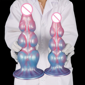 Dildo de Silicona con Forma Realista de Múltiples Nudos, Tapón Anal Flexible, Masajeador Íntimo Unisex, Juguete de Placer para Adultos, Seguro para el Cuerpo - Product Image 1