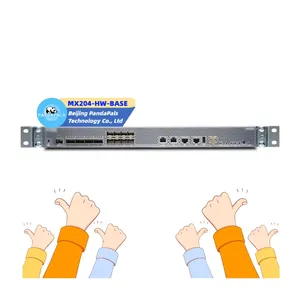 Original new MX204-HW-BASE 8x 10GB SFP+ 4x 100GB MX204-HWBASE-AC-FS Juniper MX204 Router