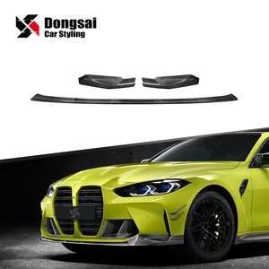 Dongsai mới đến khô Carbon phía trước xe Bumper Lip với MP Splitter cho BMW g82 G83 M4 G80 M3 cơ thể Kit - Product Image 2