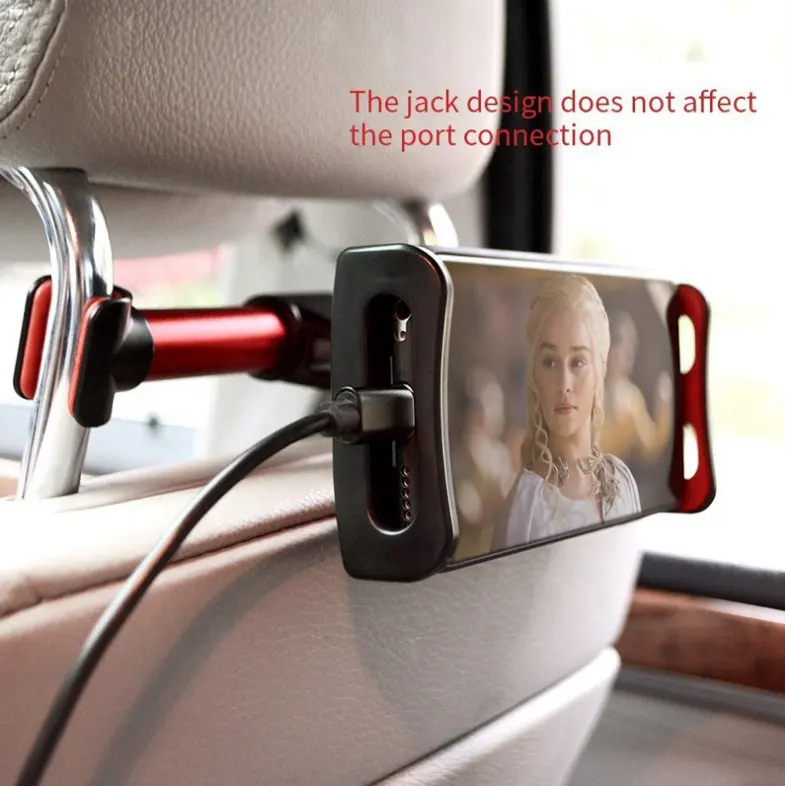 Smart Elf Rücksitz Auto Organizer mit für iPad Halter Soft Pillow Lap Stand Oberflächen montage Auto Rücksitz Kopfstütze für iPad Halter