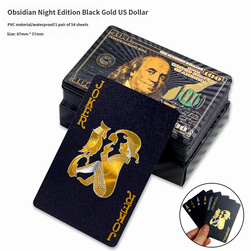 Black gold dollar back print
